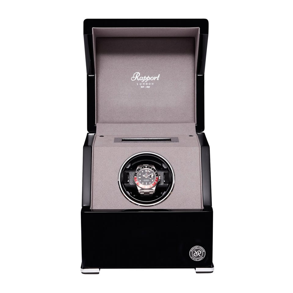 Perpetua III Single Watch Winder - Black W571