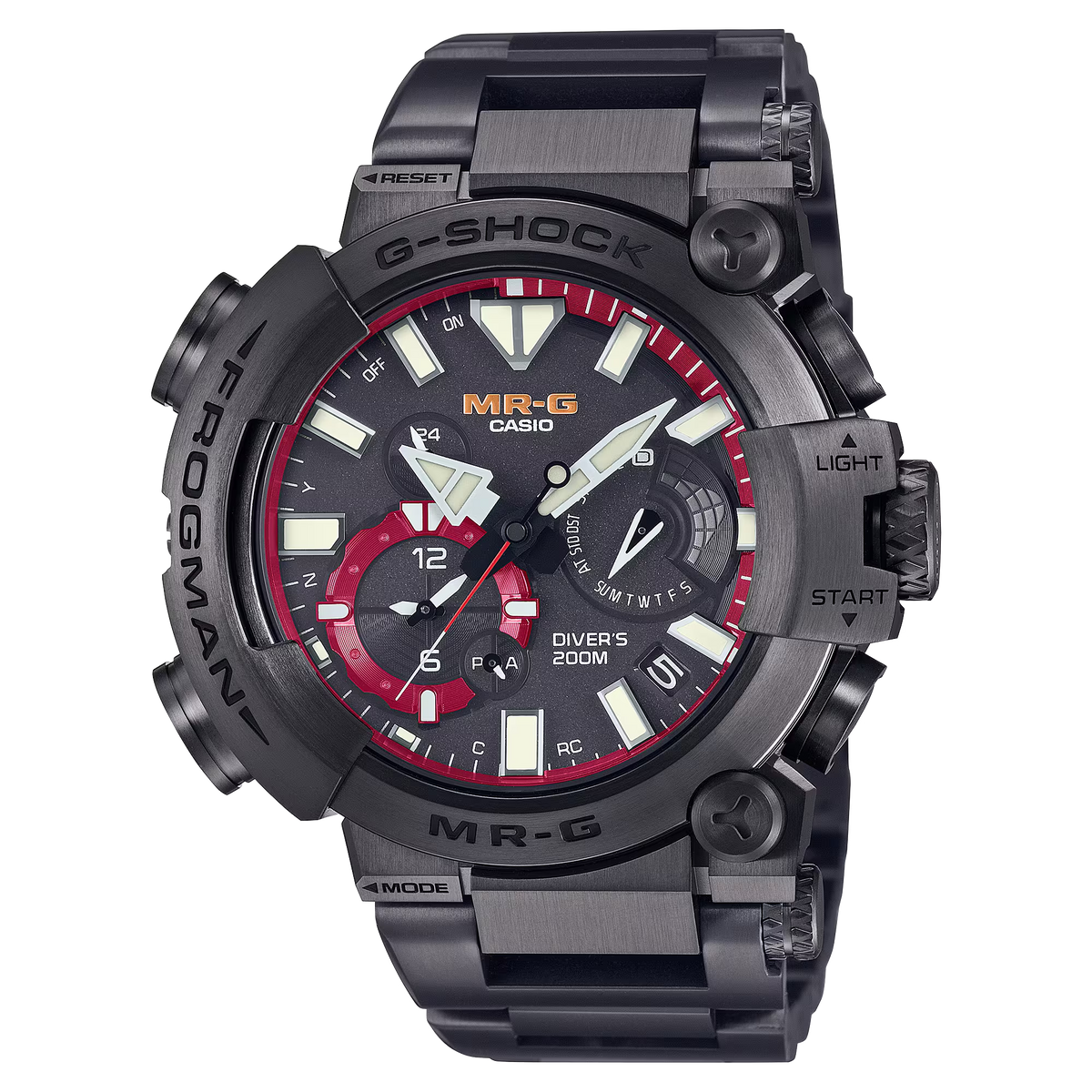 G-Shock MRGBF1000B-1A MR-G Frogman Armor Clad Titanium Red