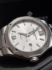 Baume & Mercier Riviera Automatic Silver Dial Stainless Steel Men's Watch MOA10622