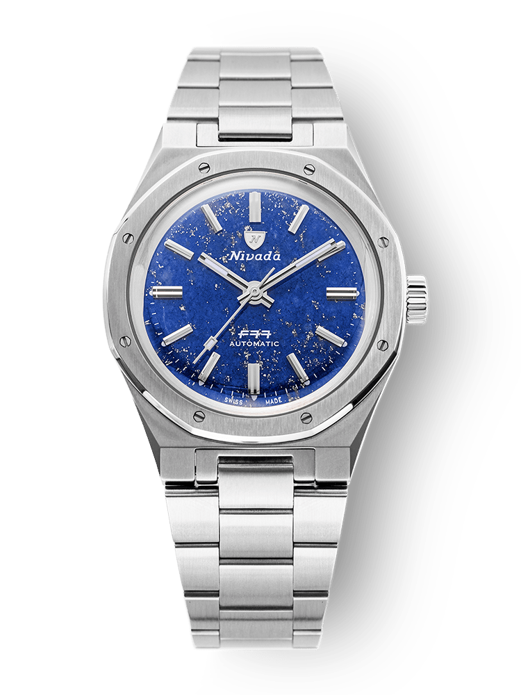 Nivada F77 Stainless Steel Lapis Lazuli 68009A77