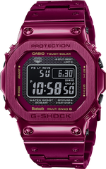 Casio G-Shock GMWB5000RD-4 Red Ion-Plated Full Metal 2Way Time Sync