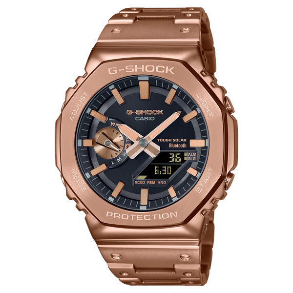 G-Shock GMB2100GD-5A Full Metal Casioak Rose Gold Bluetooth Solar