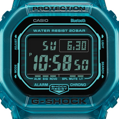 G-Shock DWB5600G-2 Digital Toughness Bluetooth Translucent Blue