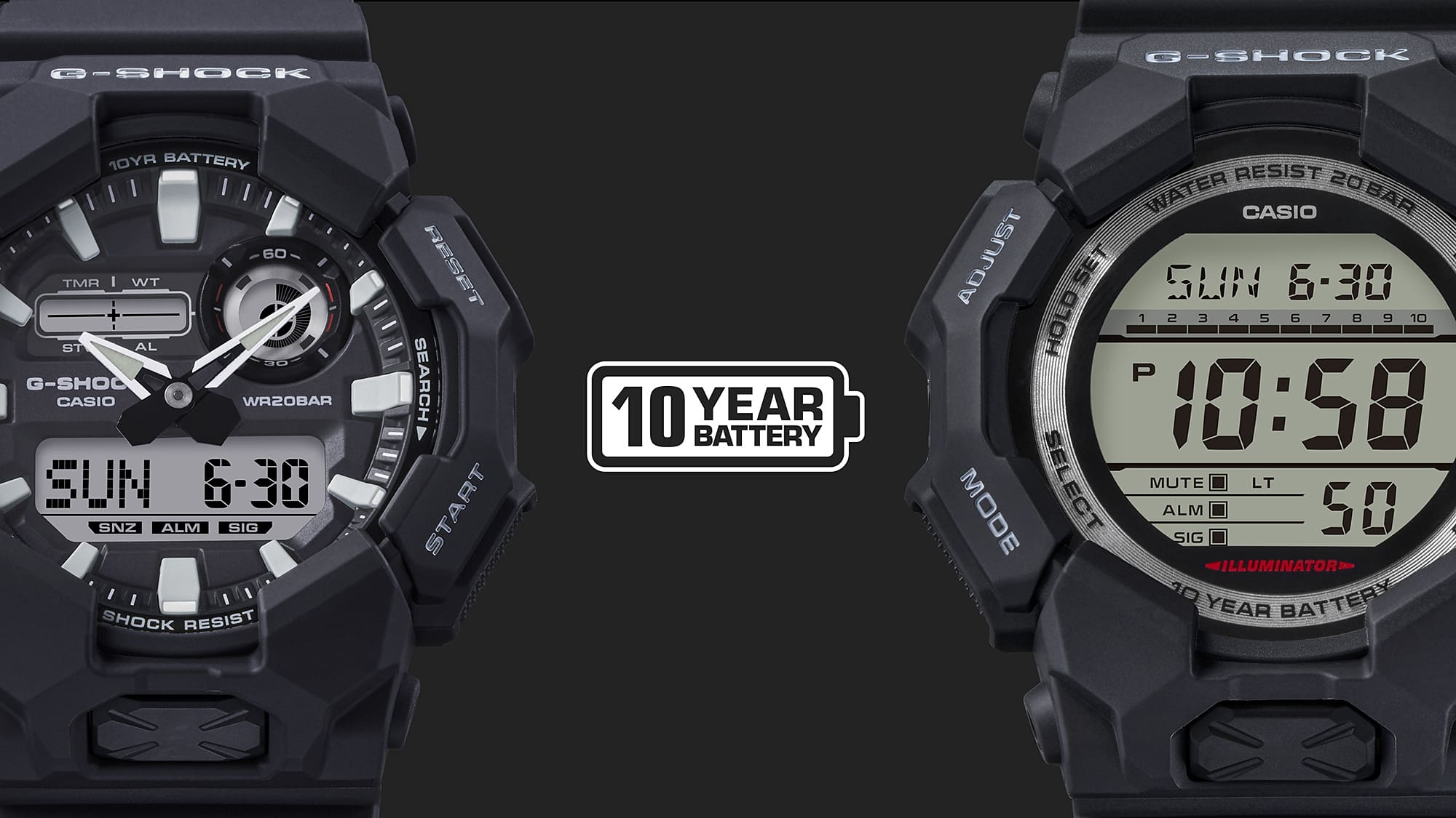 G-Shock ANALOG-DIGITAL GA-010-5A