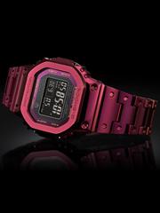 Casio G-Shock GMWB5000RD-4 Red Ion-Plated Full Metal 2Way Time Sync