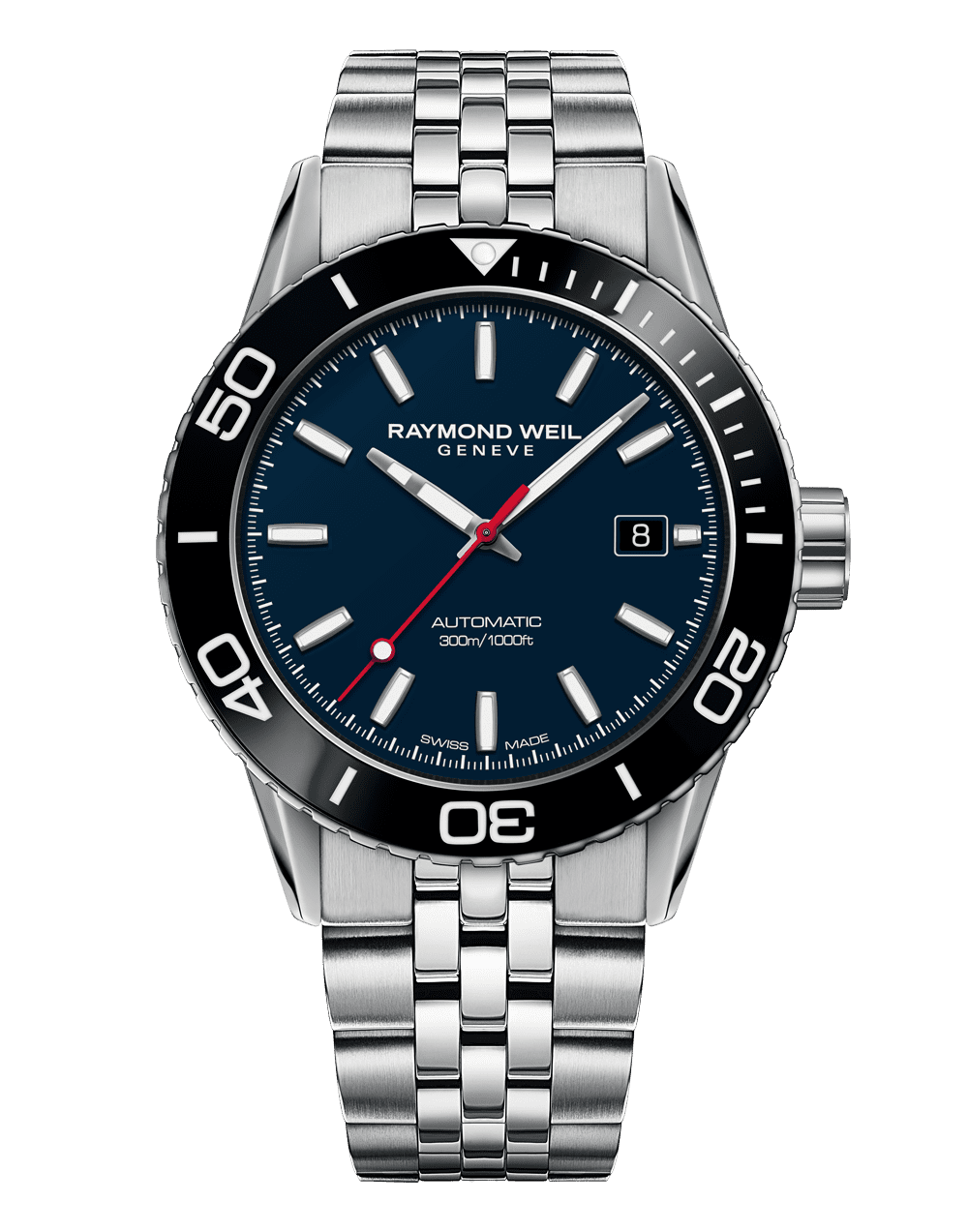 Freelancer US Limited Edition Men's Diver 'Old Glory' Stainless Steel Bracelet, 42.5mm 2760-ST1-GLOR1