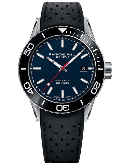 Freelancer Men's US Limited Edition Diver 'Old Glory' Rubber Strap Watch, 42.5mm 2760-SR1-GLOR1