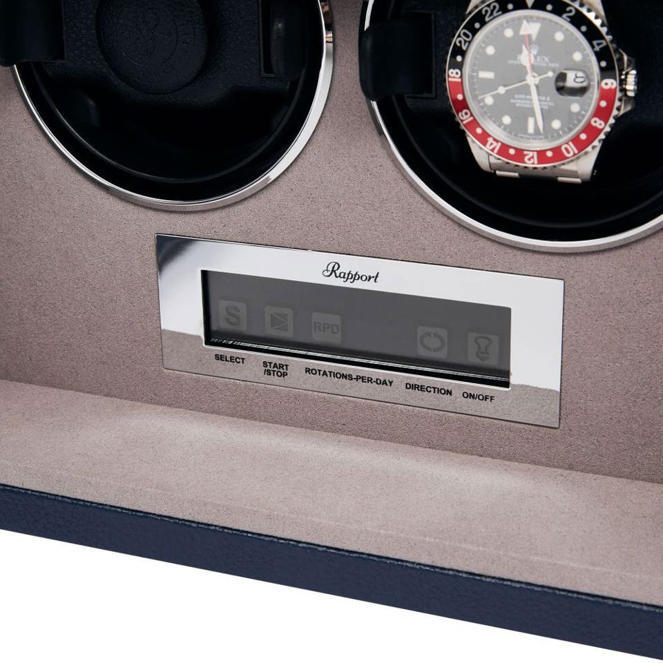 Quantum Duo Watch Winder - Navy W632