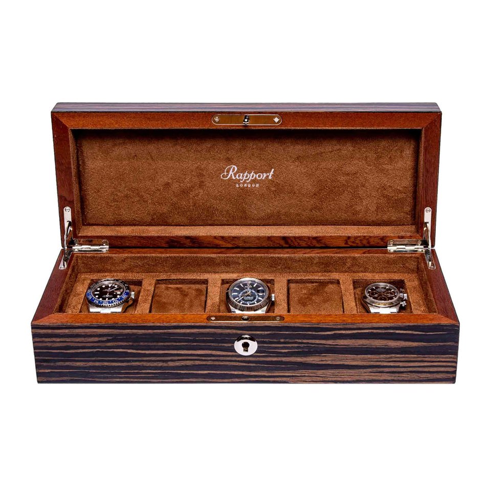 Heritage Five Watch box - Macassar L272