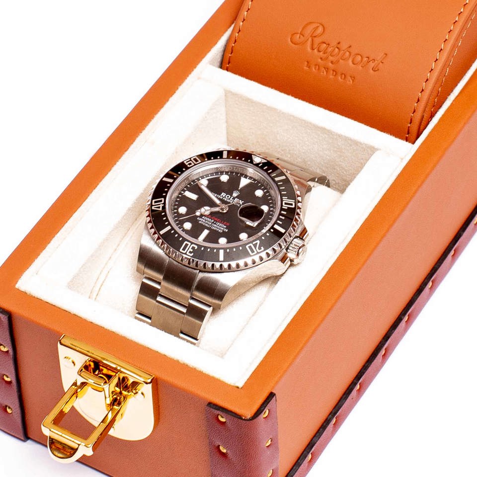 Kensington Two Watch Box - Tan L325