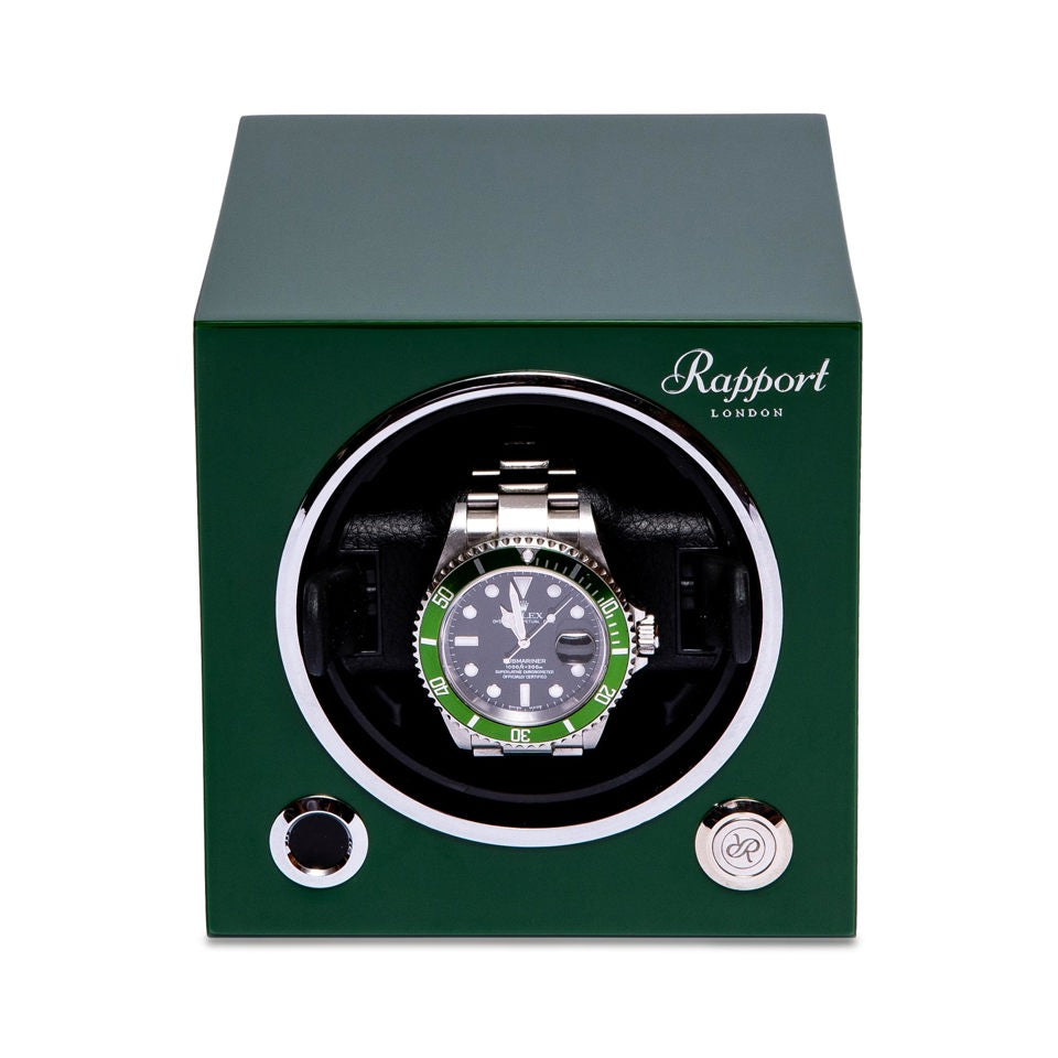 Evo Single Watch Winder - Racing Green EVO44