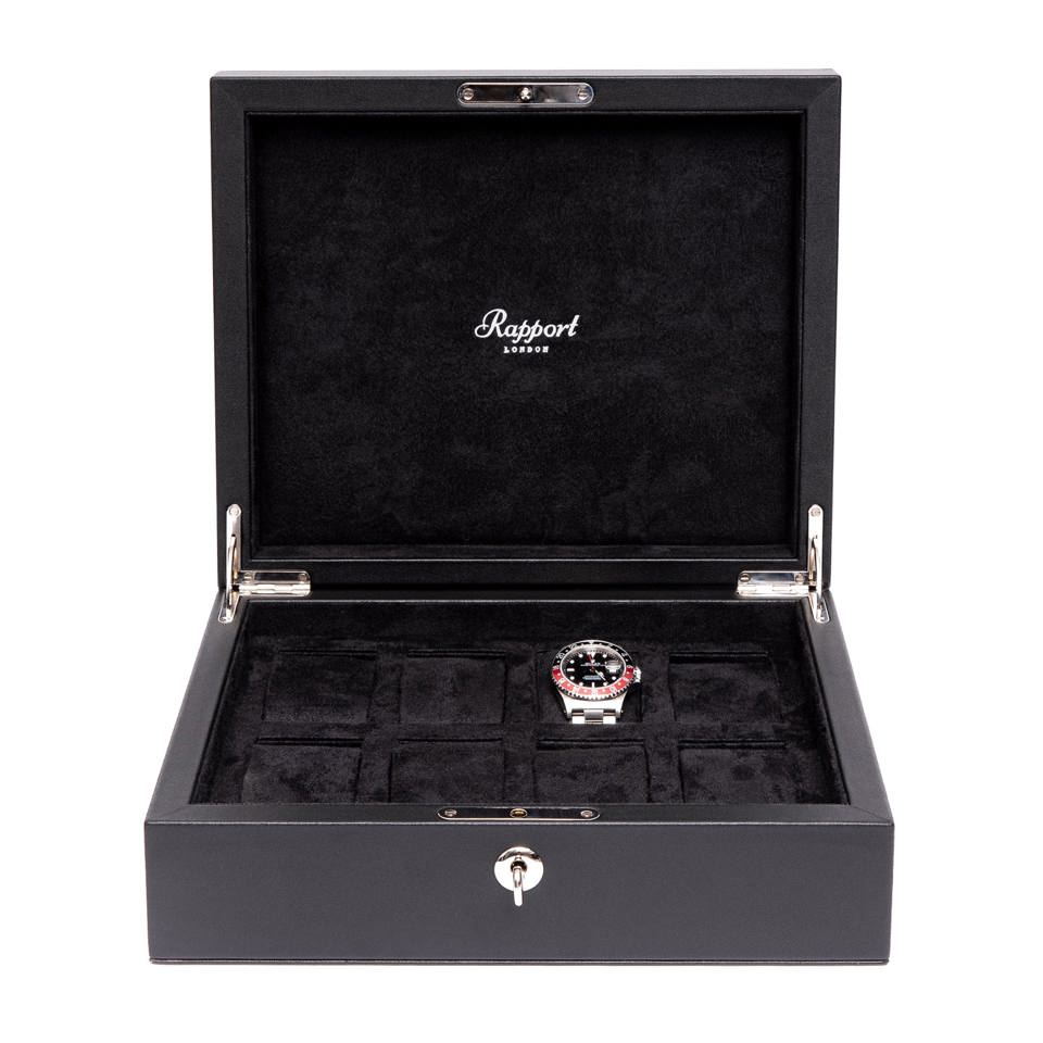 Vantage Eight Watch Box - Black L435