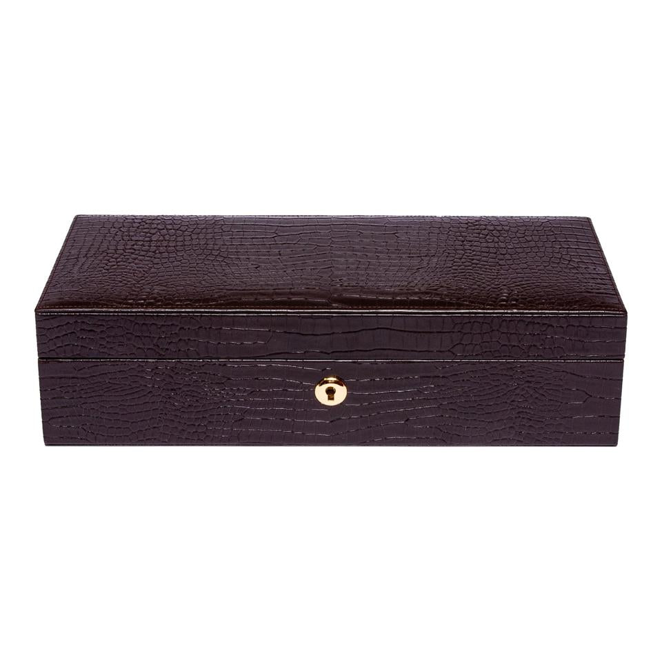 Brompton Five Watch Box - Brown L263