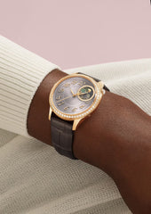 Égérie moon phase 8005F/000R-B958 37 mm Pink Gold