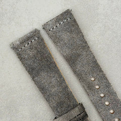 Light Grey Suede Watch Strap 20mm