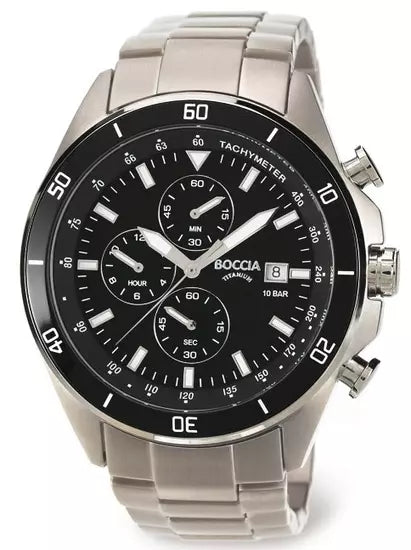 Boccia Boccia Titanium Men's watch with chronograph and date 375