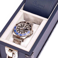 Kensington Two Watch Box - Blue L320