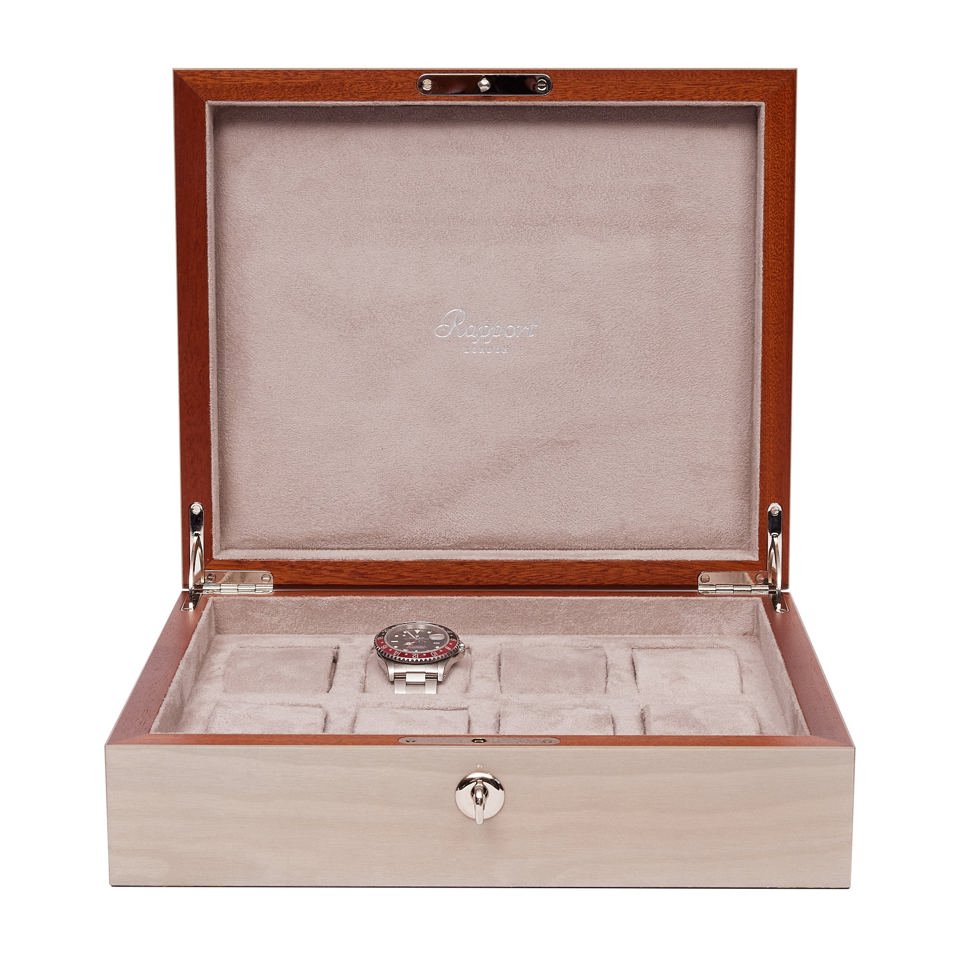 Heritage Chroma Eight Watch Box - Grey L416