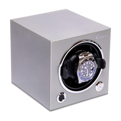 Evo Single Watch Winder - Platinum Silver EVO45