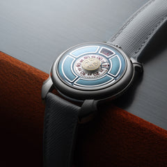 Gaga Labormatic Azzurro Ice blue dial watch az-01-021