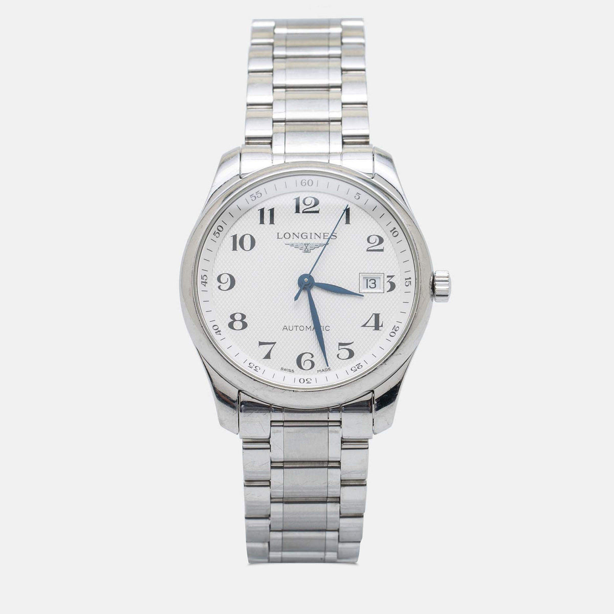 Longines Silver Stainless Steel Master Collection L2.793.4