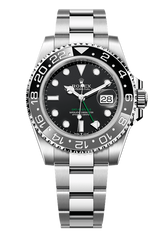 GMT-Master II Oyster, 40 mm, Oystersteel, Black 126710GRNR