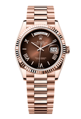 Day-Date 36 Oyster, 36 mm, Everose gold, Brown 128235