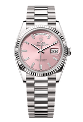 Day-Date 36 Oyster, 36 mm, white gold, Pink 128239