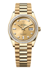 Day-Date 36 Oyster, 36 mm, yellow gold and diamonds, Champagne 1 128398TBR