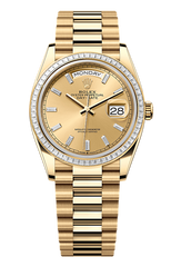 Day-Date 36 Oyster, 36 mm, yellow gold and diamonds, Champagne 2 128398TBR