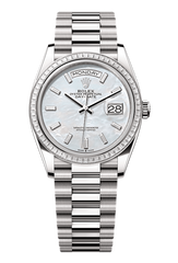 Day-Date 36 Oyster, 36 mm, white gold and diamonds, Mother of Pearl 1 128399TBR