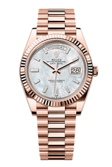 Day-Date 40 Oyster, 40 mm, Everose gold, Mother of Pearl 228235