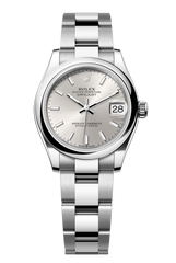 Rolex Oyster Perpetual Datejust 31 in Oystersteel features a silver dial and an Oyster bracelet 278240-Silver