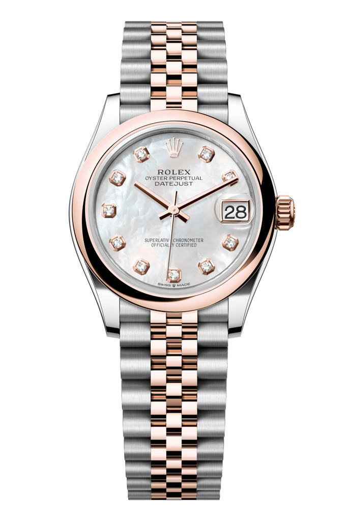 Oyster Perpetual Datejust 31 in Oystersteel and Everose gold