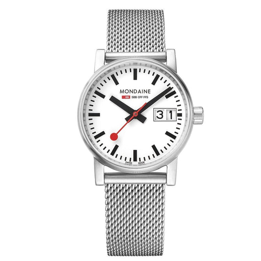 Mondaine Evo2 Stainless Steel, 30 mm MSE.30210.SM