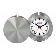 Table and Alarm clock Silver Coloured, 5 cm MSM.64410