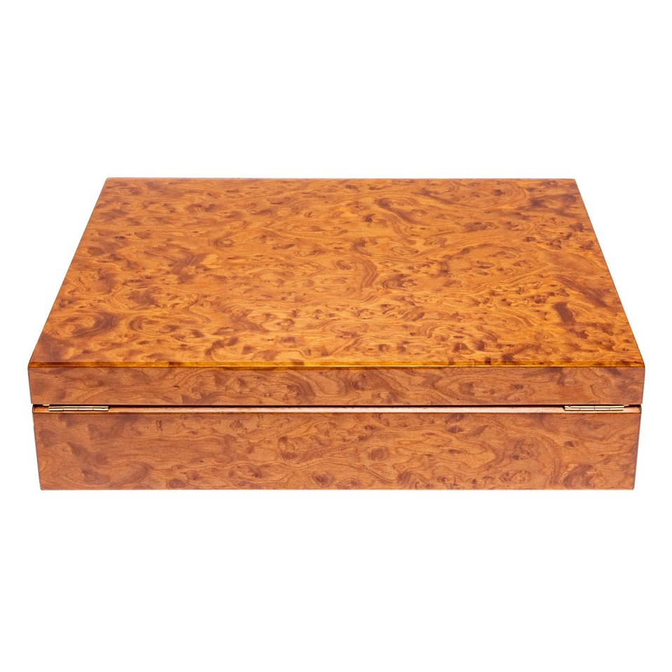 Heritage Ten Watch Box - Burr Walnut L275