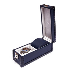 Kensington Two Watch Box - Blue L320