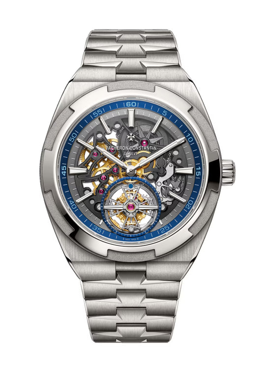 Overseas tourbillon skeleton 6000V/210T-B935 42.5 mm Titanium