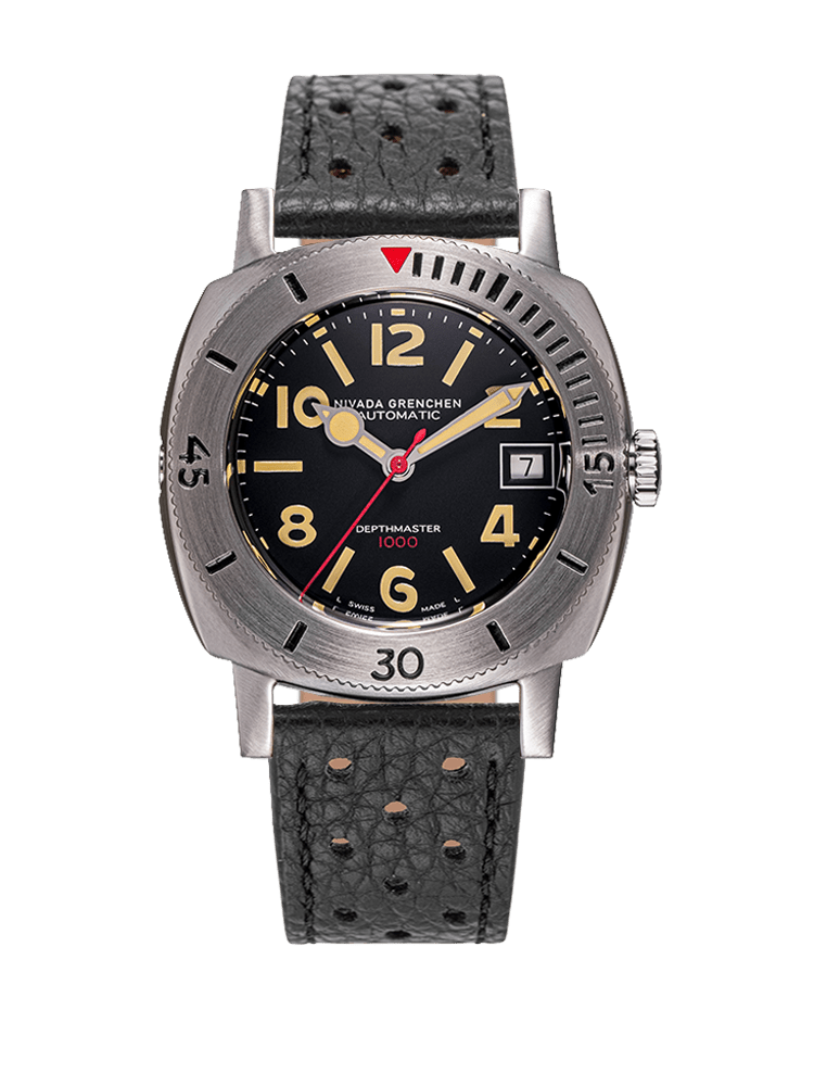 Nivada Numerals Date - Depthmaster Black 14106A10