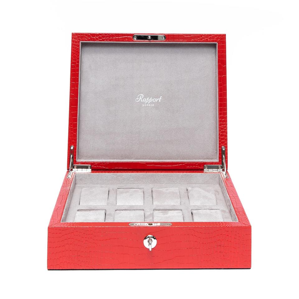 Brompton Eight Watch Box - Red L267