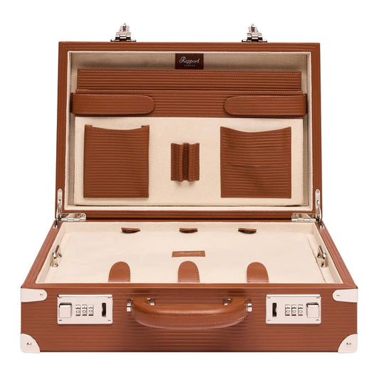 Nova Ten Watch Briefcase - Tan D345