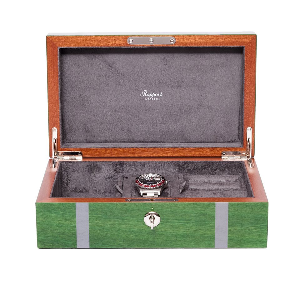 Carnaby Watch and Jewellery Box - Green J168