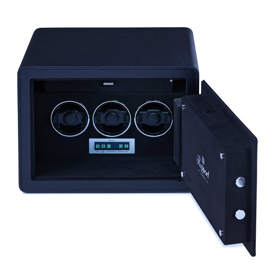 Savoy Watch Winder Safe - Black W651