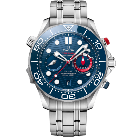 Seamaster Diver 300M 44 mm, steel on steel  210.30.44.51.03.002