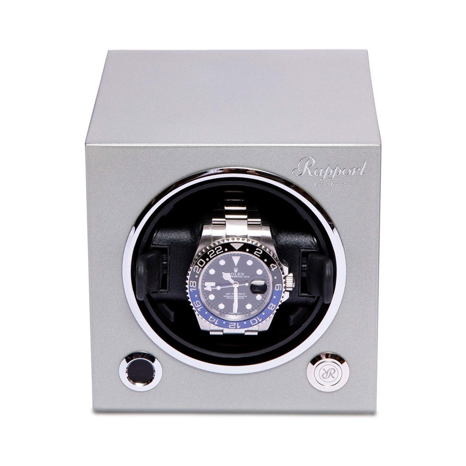 Evo Single Watch Winder - Platinum Silver EVO45