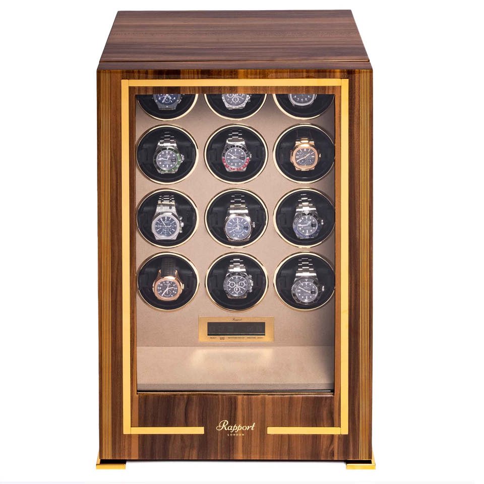 Paramount Twelve Watch Winder - Walnut W312