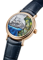 Métiers d'Art Tribute to Explorer Naturalists - Detroit de Magellan 7500U/000R-B992 41 mm Pink Gold