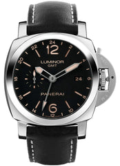 PANERAI LUMINOR 1950 3 DAYS GMT 24H ACCIAIO MEN'S AUTOMATIC WATCH