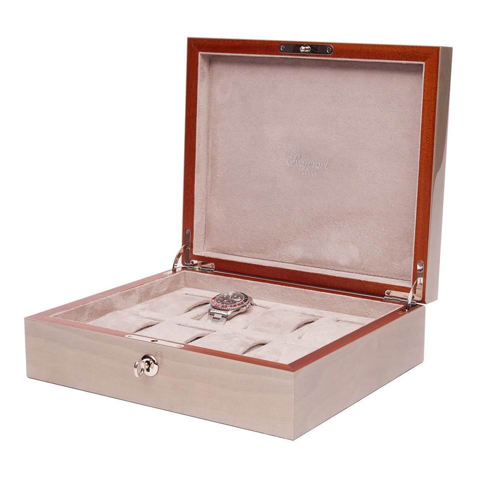 Heritage Chroma Eight Watch Box - Grey L416